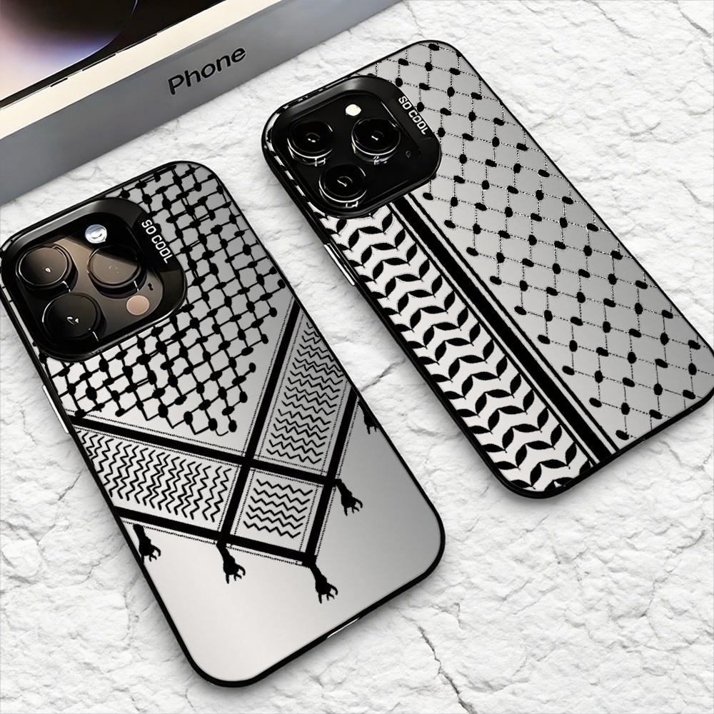 Phone Cases For Iphone 15 - Casing Ponsel Keffiyeh Palestina Untuk IPhone