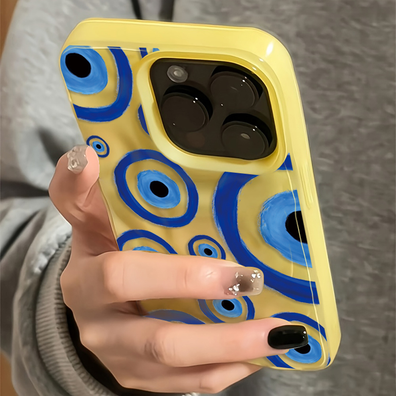 Phone Cases Beach - Casing HP TPU Desain Mata Biru