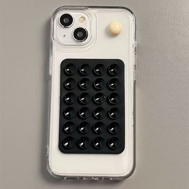 Phone Cases Popular - Penyangga Ponsel Silikon dengan Perekat Hisap