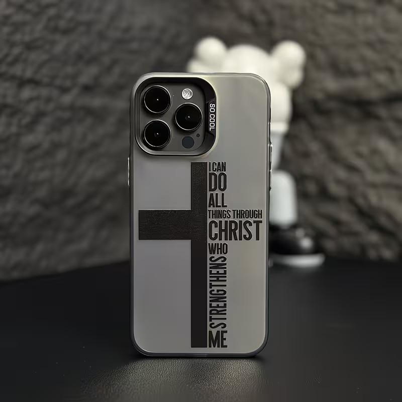 Phone Cases For Iphone 15 - Casing HP Anti Sidik Jari Motif