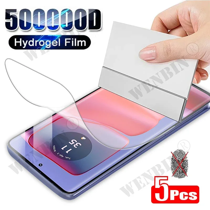 Phone Cases Moto G - 5 Buah Film Hidrogel untuk Moto