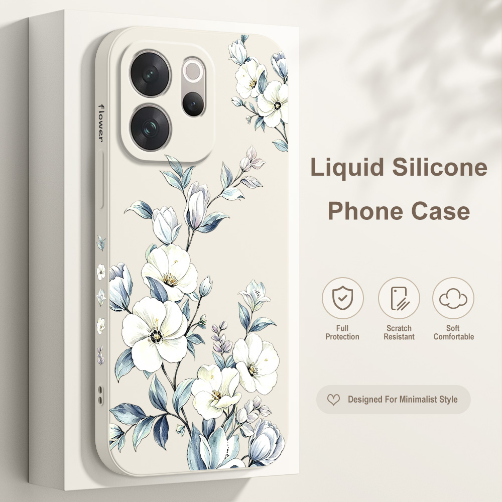 Phone Cases Vivo - Casing Ponsel Winding Flora Untuk Vivo