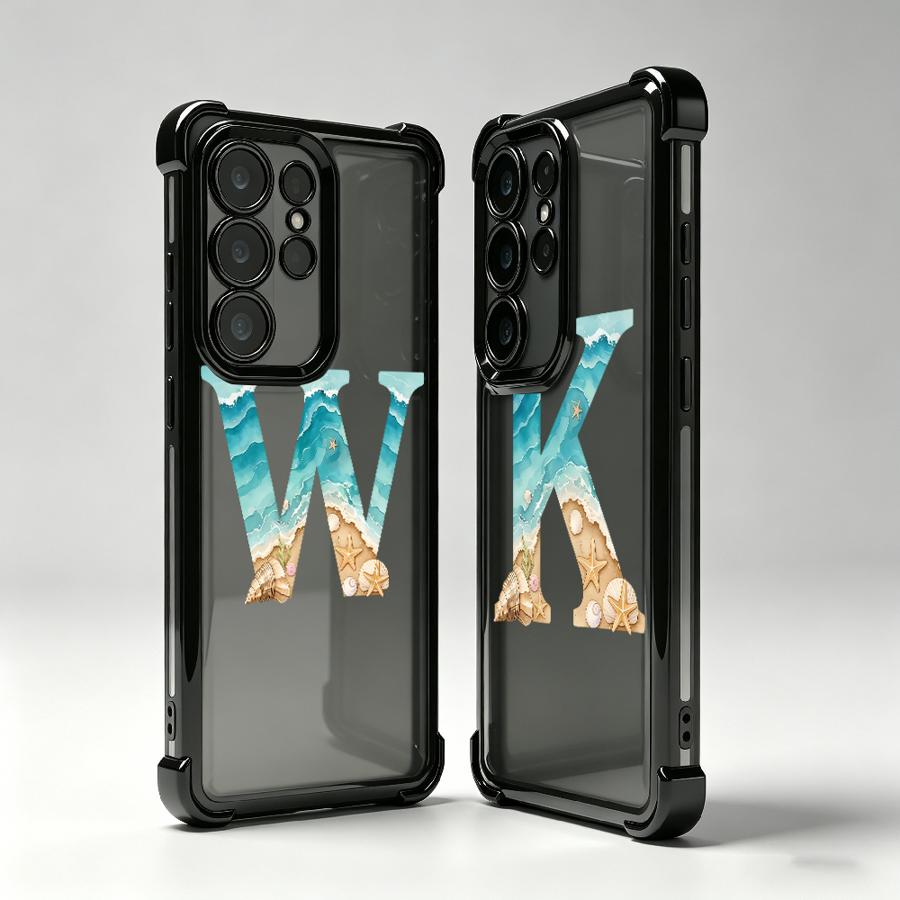 Phone Cases Beach - Casing Handphone Beach Letter K W