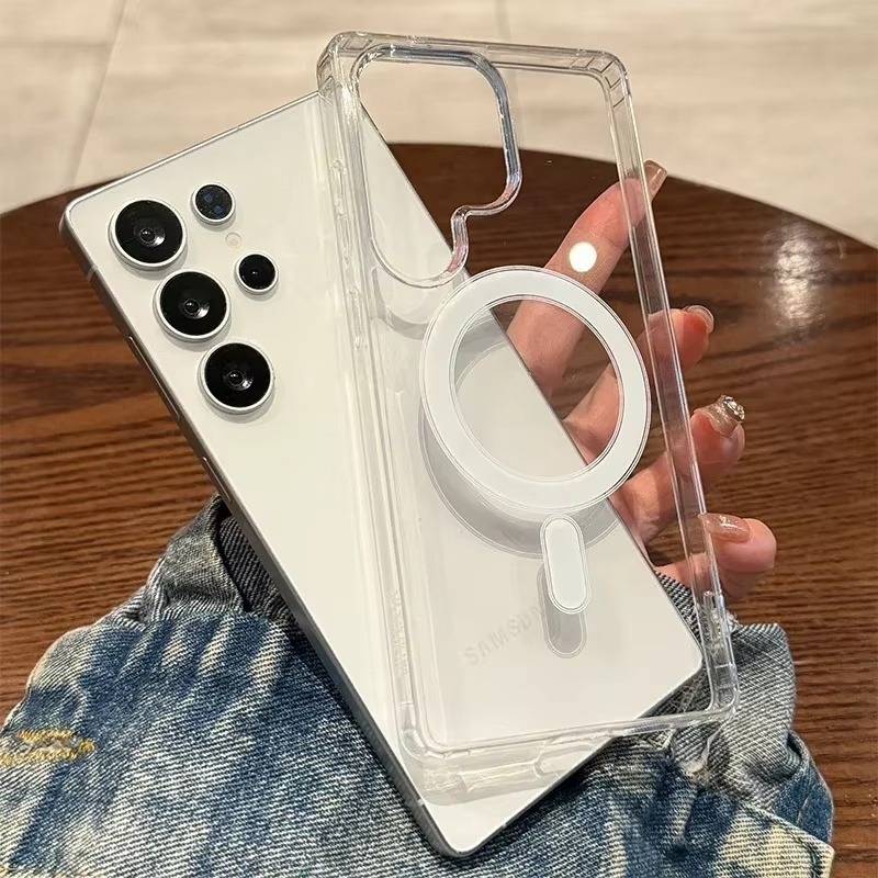Clear Magsafe Case - Casing Pengisi Daya Magnetik Magsafe untuk