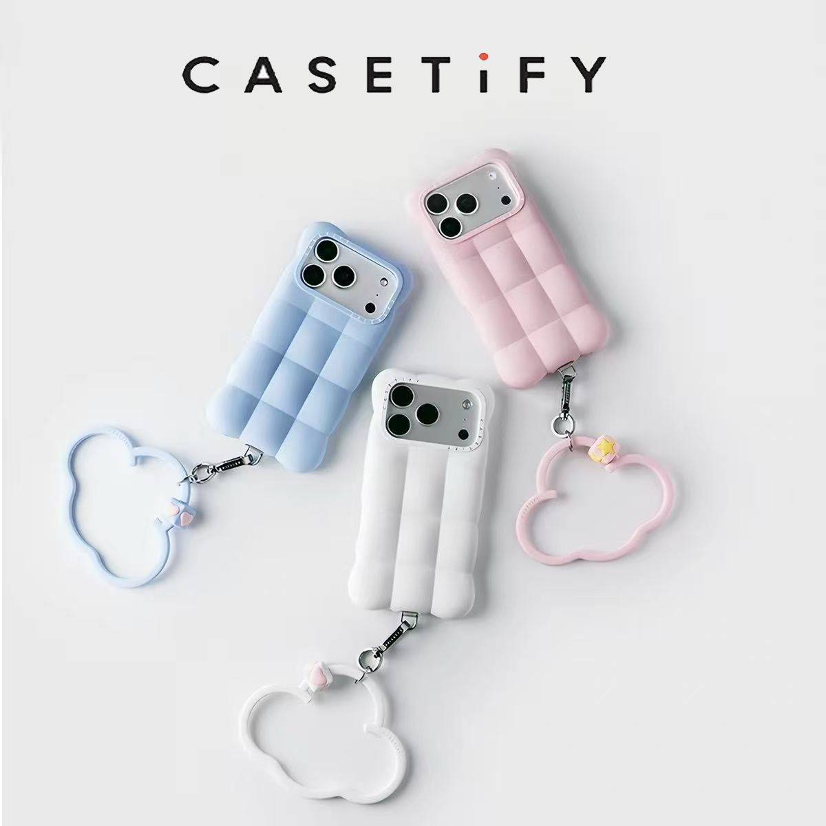 Phone Cases Popular - CASETiFY Seri Cloud Casing Ponsel Silikon