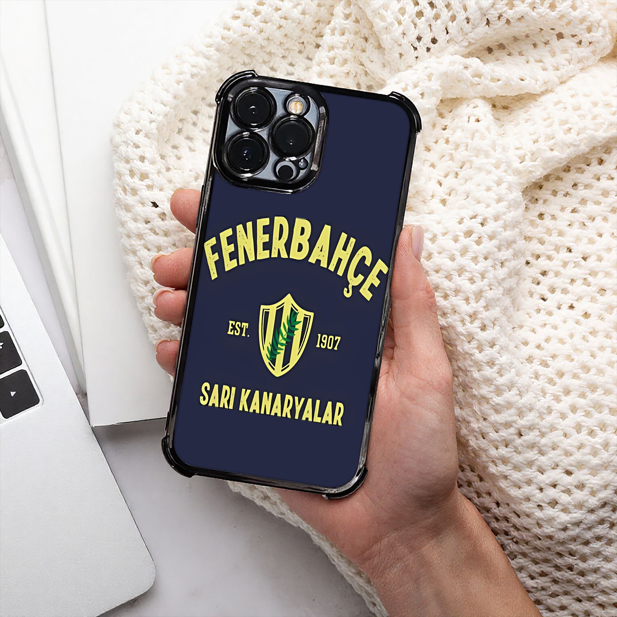 Phone Cases Europe - Casing HP Fenerbahçe Proses Elektroplating untuk