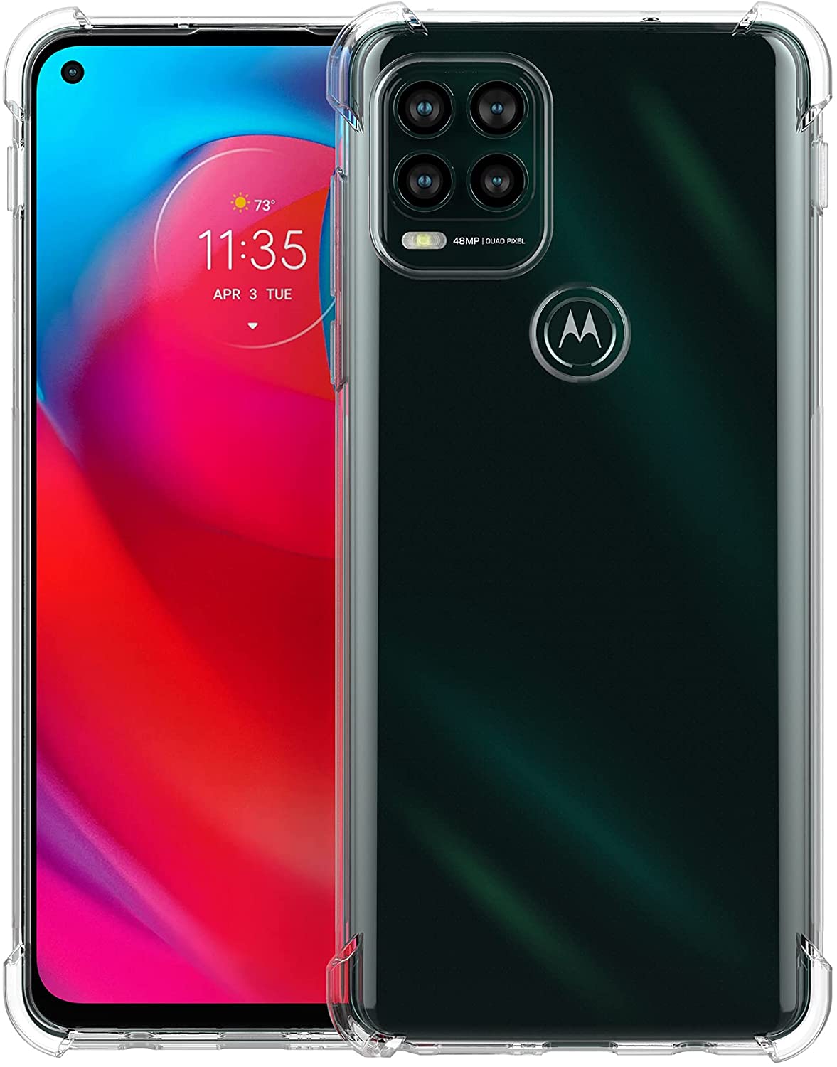 Phone Cases Moto G - Casing Pelindung TPU Lembut Anti-Selip Anti-Gores