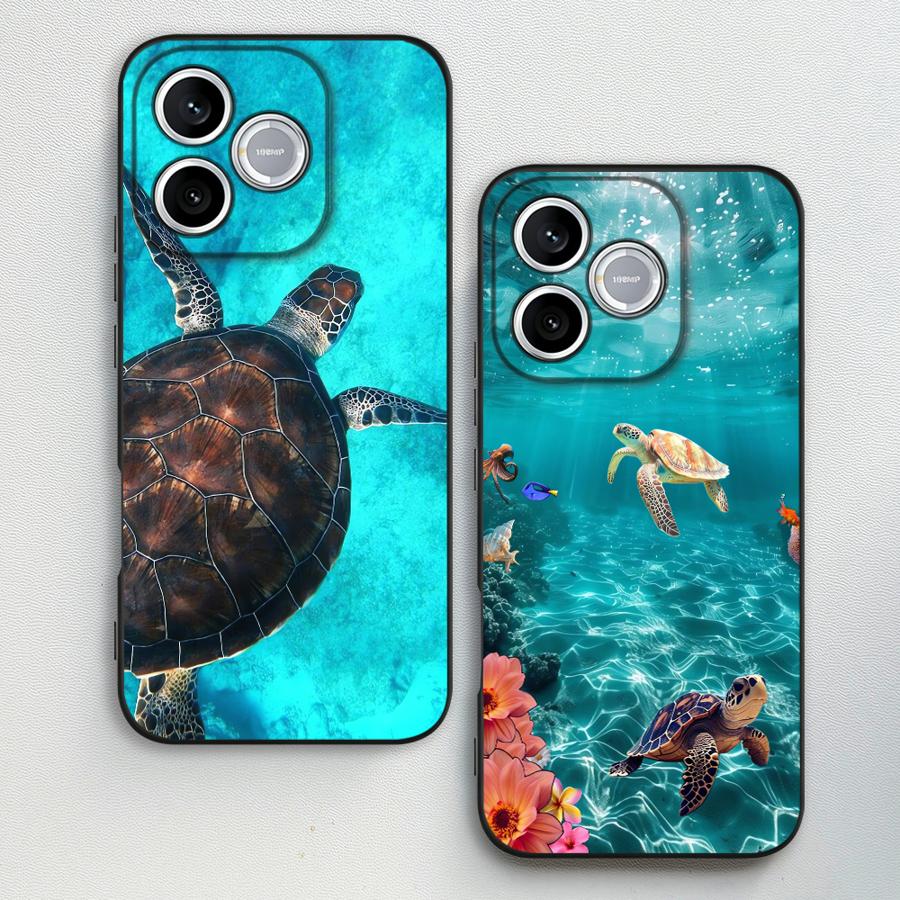 Phone Cases Honor - Casing Seni Penyu Bawah Air untuk