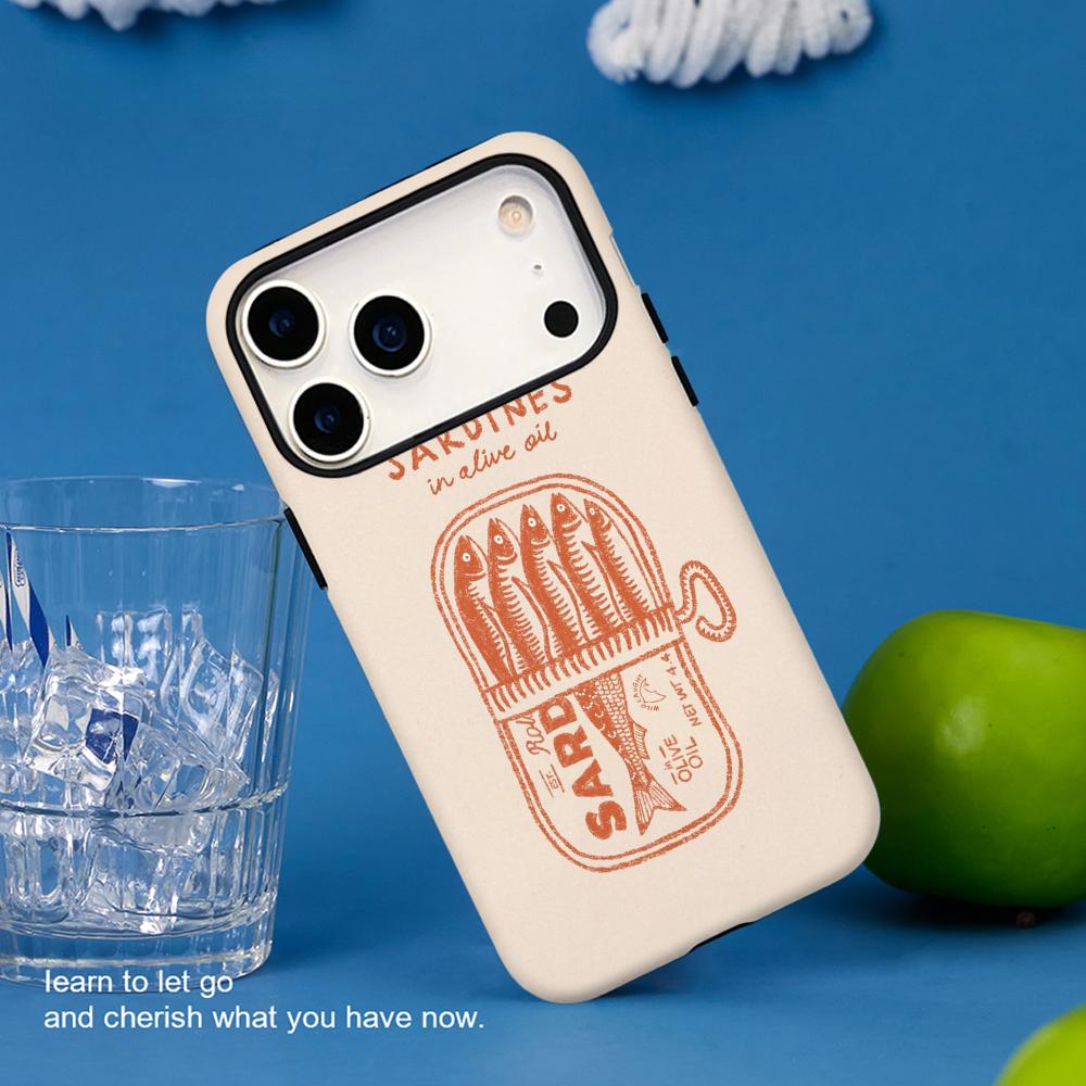 Phone Cases You Can Design - Casing Ponsel Desain Retro Kaleng Sarden