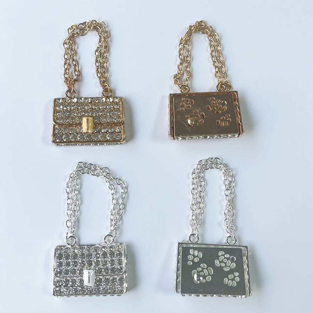 Phone Cases Europe - 4 Buah Tas Tangan Berlian Imitasi