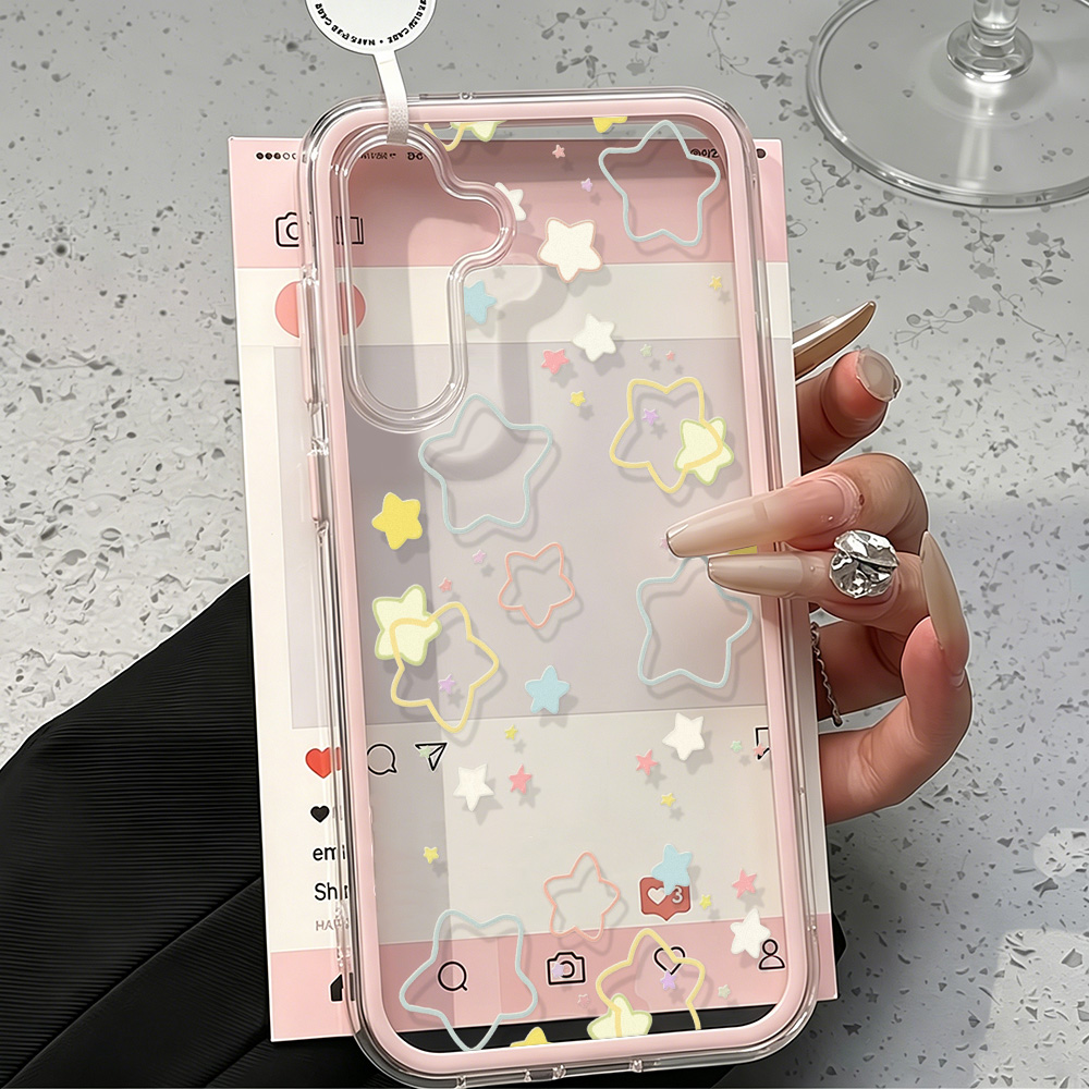 Phone Cases Galaxy A17 - Casing Bening 2 IN 1 untuk
