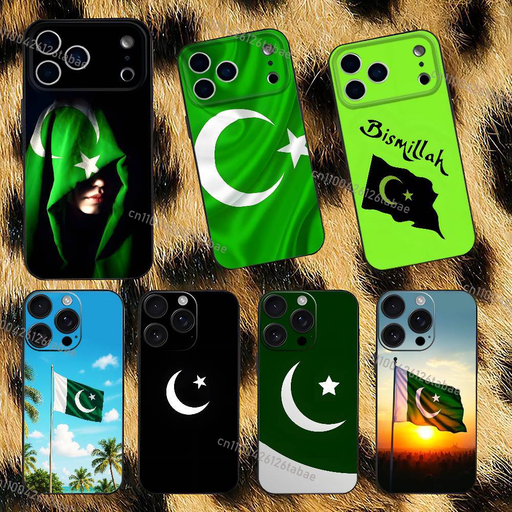 Phone Cases Pakistan - Casing HP Lembut Warna Hitam dengan