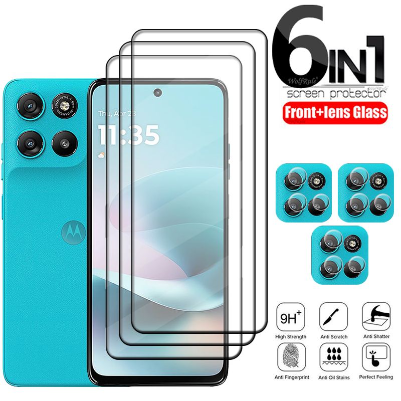 Phone Cases Moto G - Kaca 6-in-1 untuk Moto G67 untuk