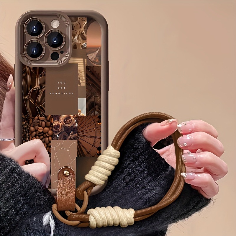 Phone Cases Popular - Casing Handphone Tali Lanyard Motif Bunga