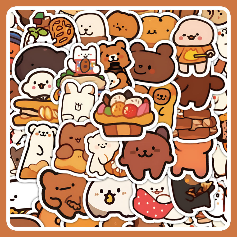 Phone Cases You Can Design - 100 Buah Stiker Tahan Air Gambar