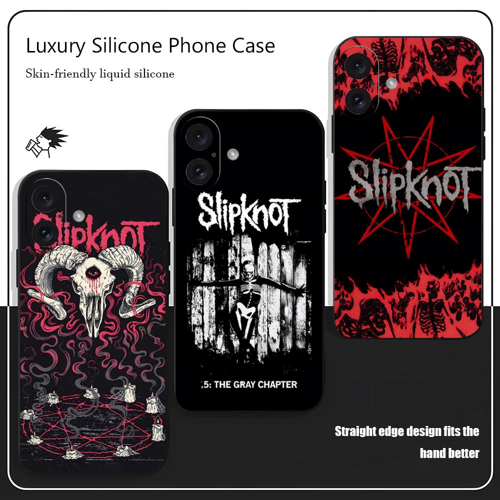 Phone Cases For Iphone 15 - Casing Ponsel Band Populer S-slipknot untuk