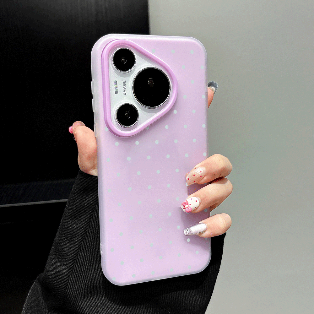 Casing Ponsel Polkadot Biru Mu - Phone Cases Blue ulasan dan harga