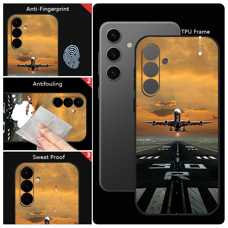Casing Ponsel Motif Pesawat Te - Phone Cases Galaxy A17 ulasan dan harga