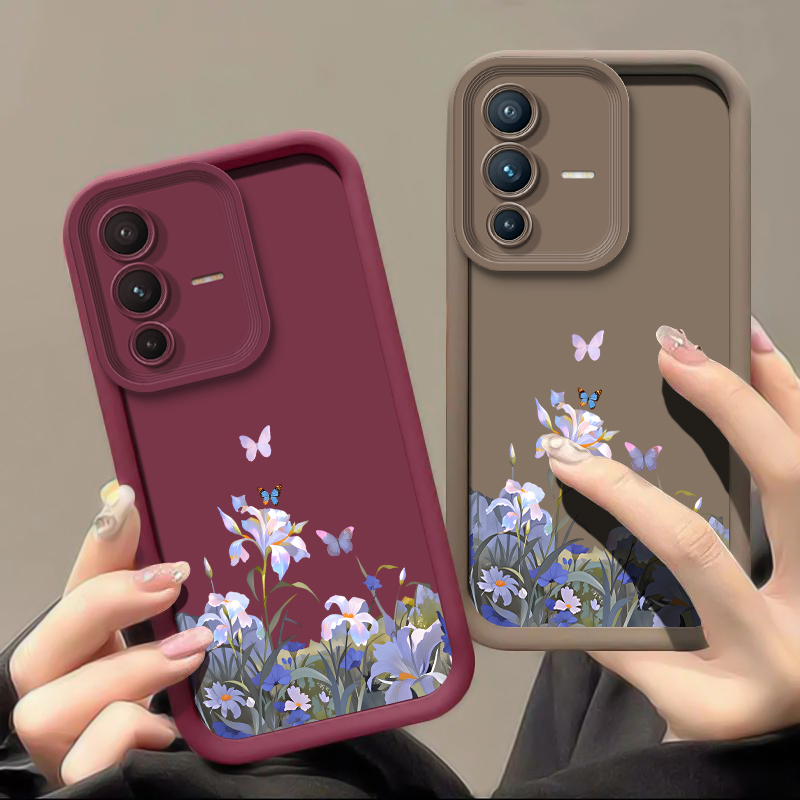Casing Ponsel Motif Bunga Kupu - Phone Cases Vivo ulasan dan harga