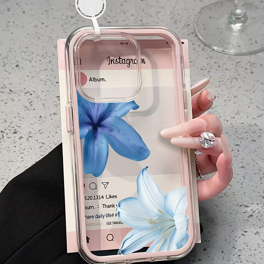 Casing HP Transparan Motif Bun - Phone Cases Blue ulasan dan harga