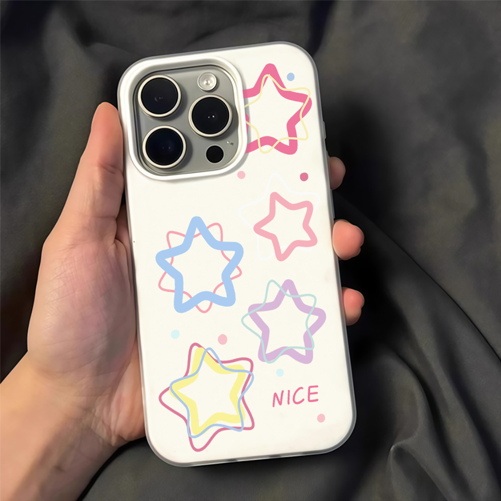Casing Ponsel Kawaii Outlines  - Samsung Galaxy A55 ulasan dan harga