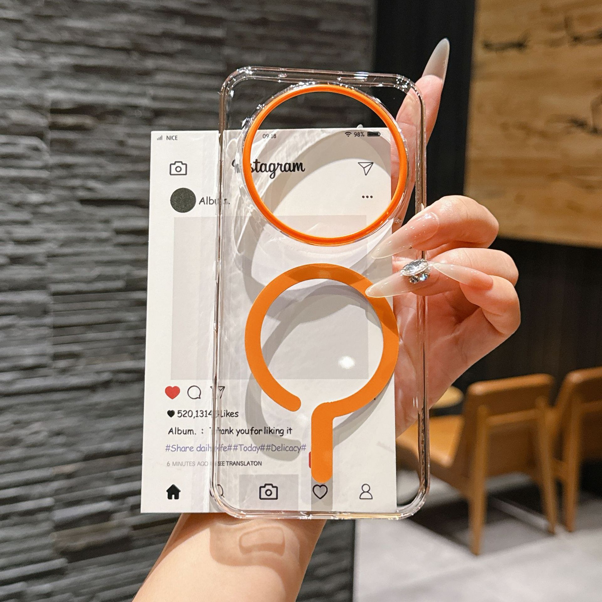 Casing Ponsel Transparan HD Me - Clear Magsafe Case ulasan dan harga