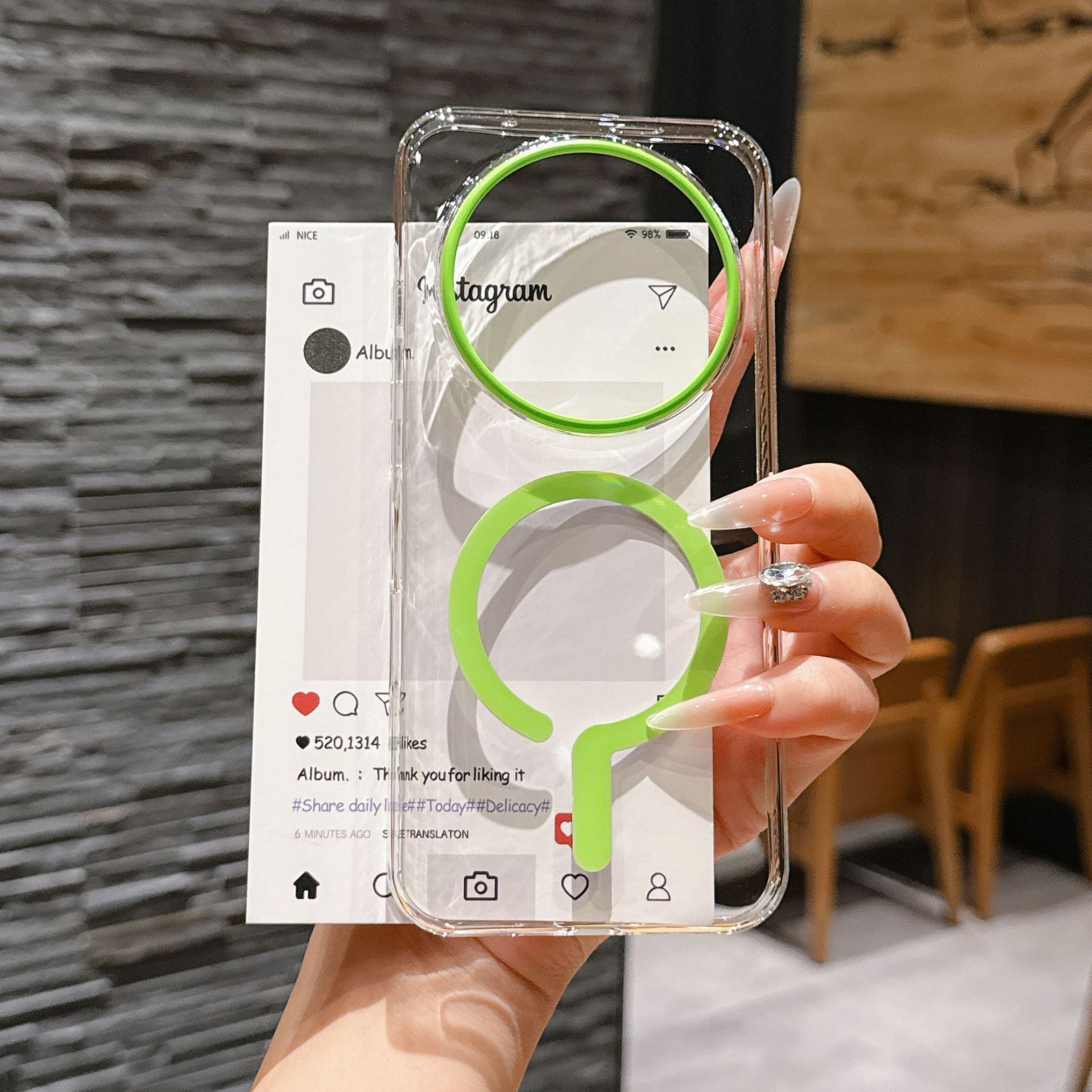 Casing Ponsel Transparan HD Me - Clear Magsafe Case ulasan dan harga