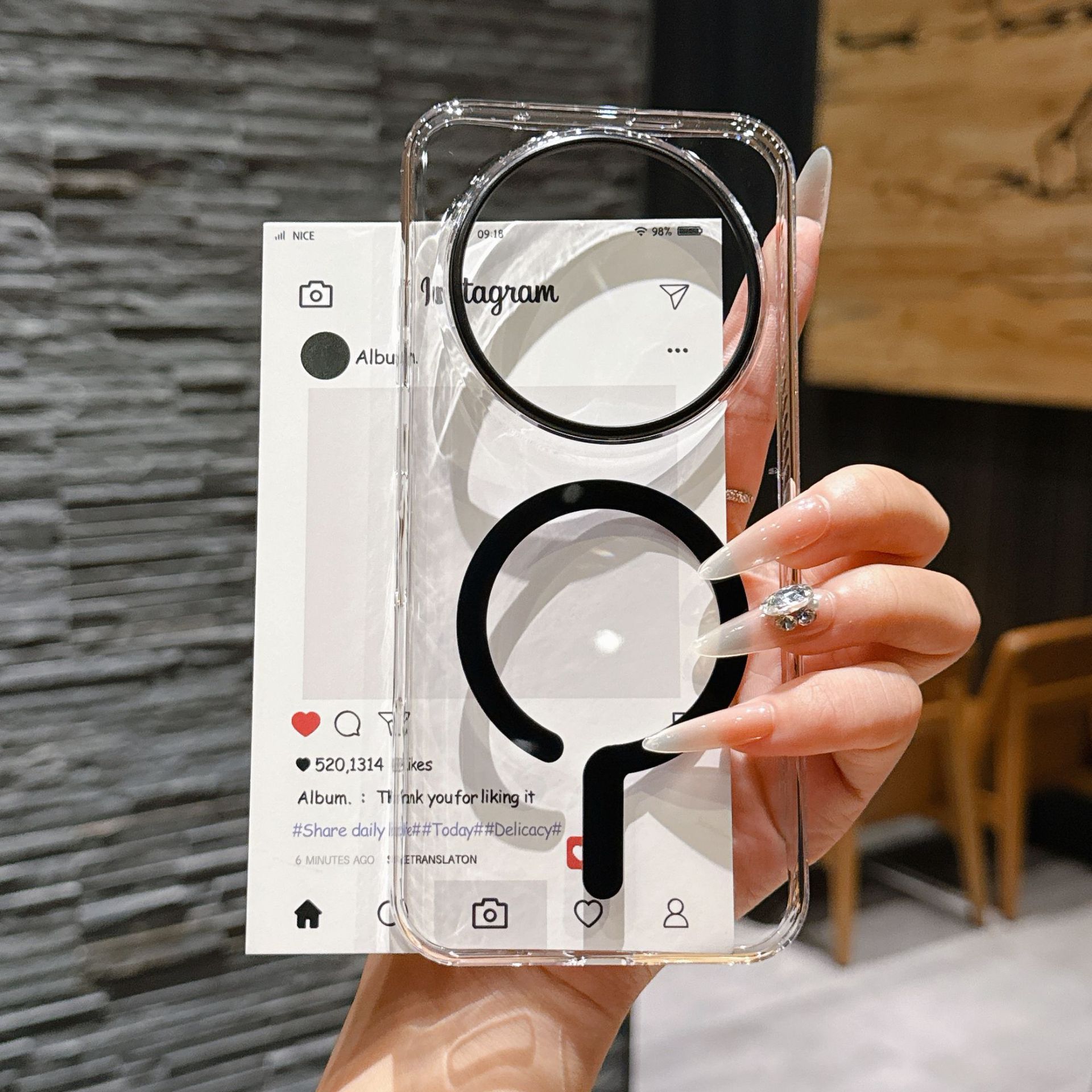 Casing Ponsel Transparan HD Me - Clear Magsafe Case ulasan dan harga
