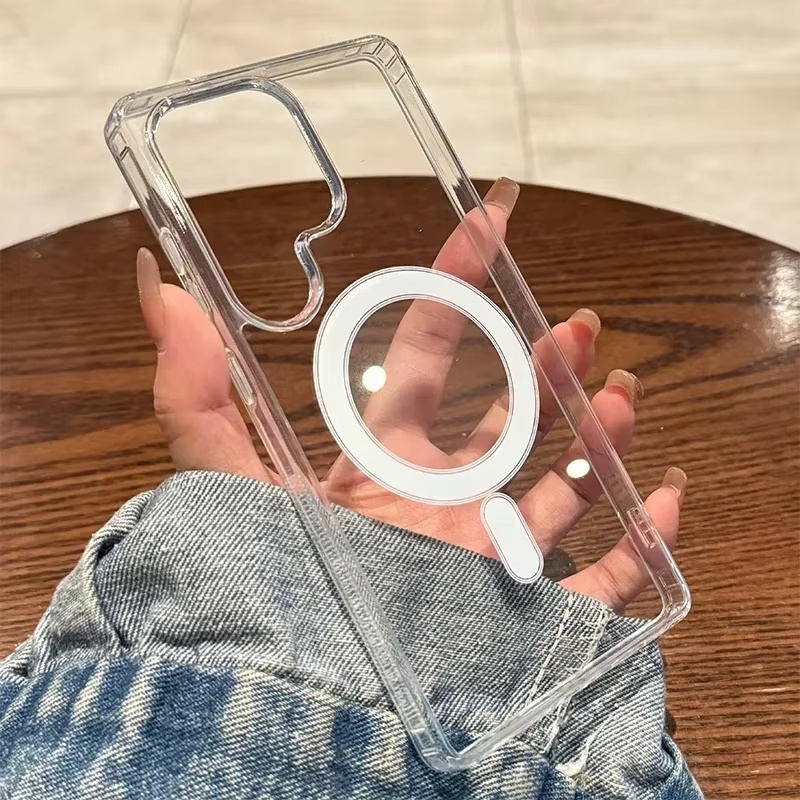 Casing Pengisi Daya Magnetik M - Clear Magsafe Case ulasan dan harga