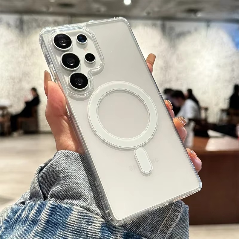 Casing Pengisi Daya Magnetik M - Clear Magsafe Case ulasan dan harga
