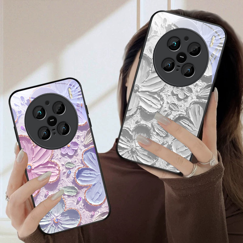 Cream Garden Flower Realm Untu - Phone Cases Vivo ulasan dan harga