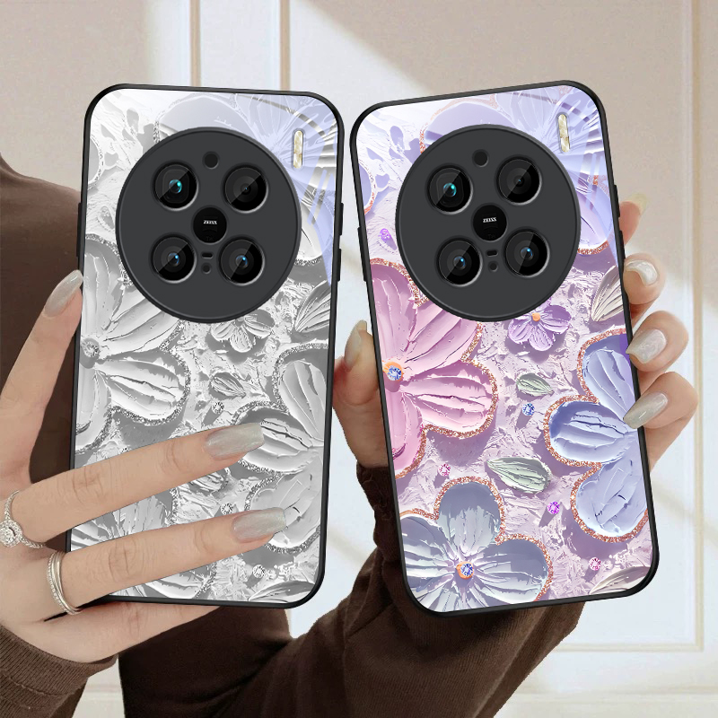 Cream Garden Flower Realm Untu - Phone Cases Vivo ulasan dan harga
