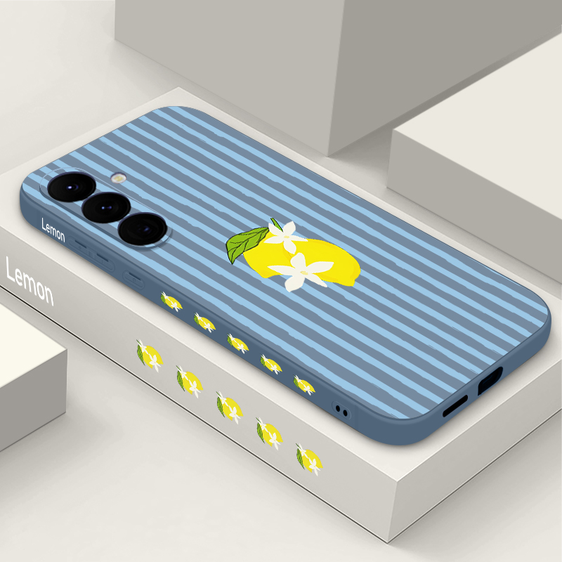 Casing HP TPU Motif Lemon Stri - Phone Cases Galaxy A17 ulasan dan harga