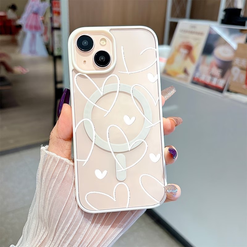 Casing HP Anti Benturan PC+TPU - Clear Magsafe Case ulasan dan harga