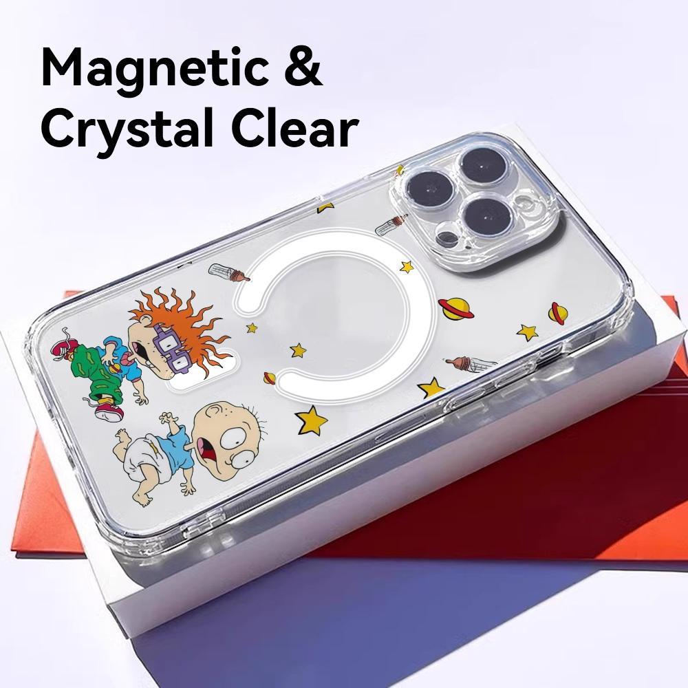 Casing Ponsel Anime R-rugrats  - Clear Magsafe Case ulasan dan harga