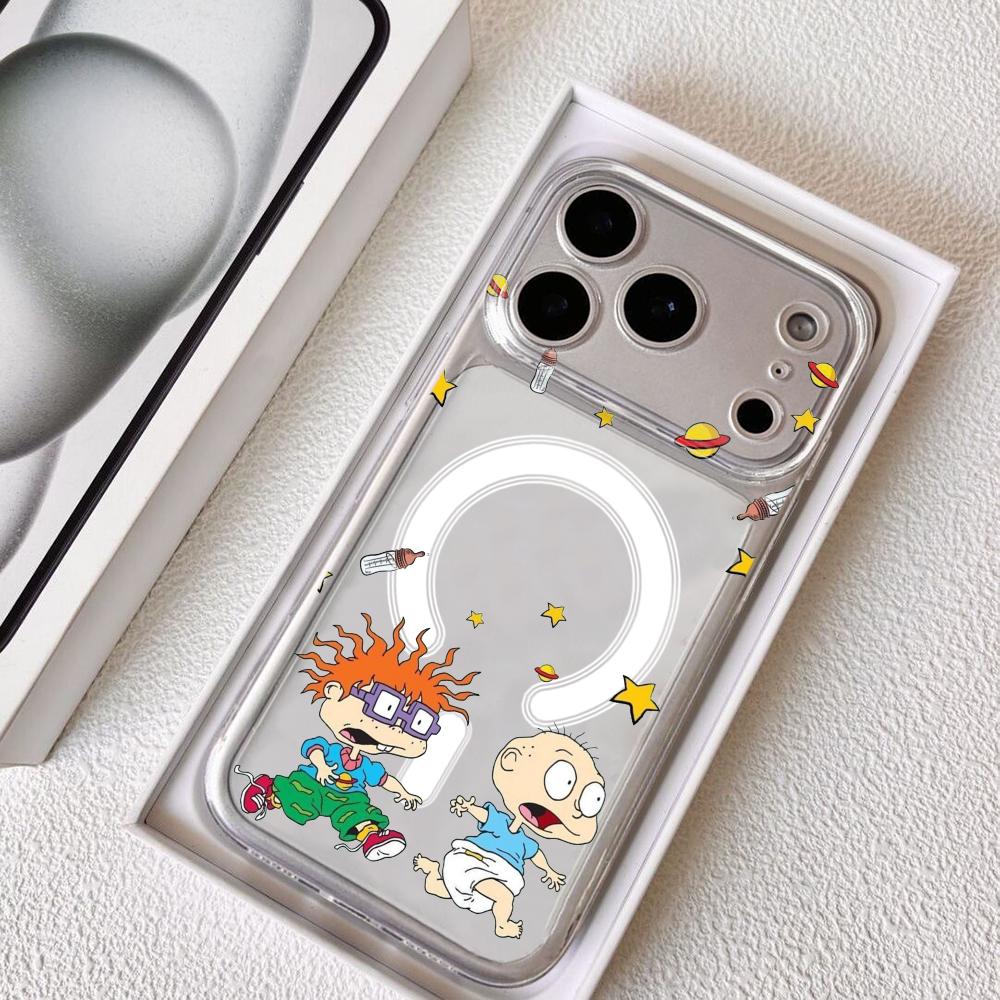 Casing Ponsel Anime R-rugrats  - Clear Magsafe Case ulasan dan harga