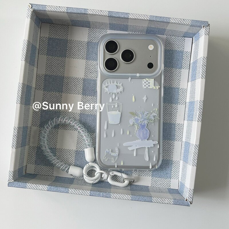 Casing Ponsel Ilustrasi Vas Ai - Phone Cases Blue ulasan dan harga
