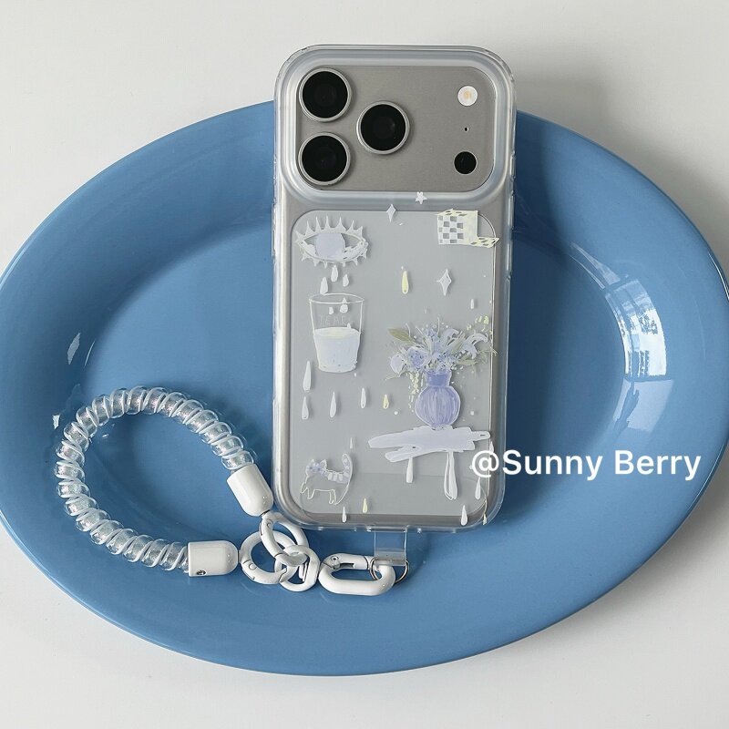 Casing Ponsel Ilustrasi Vas Ai - Phone Cases Blue ulasan dan harga