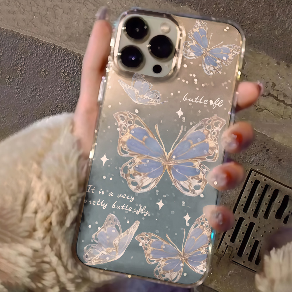 Casing Ponsel Mewah Motif Kupu - Phone Cases Popular ulasan dan harga