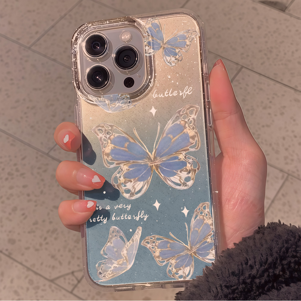 Casing Ponsel Mewah Motif Kupu - Phone Cases Popular ulasan dan harga