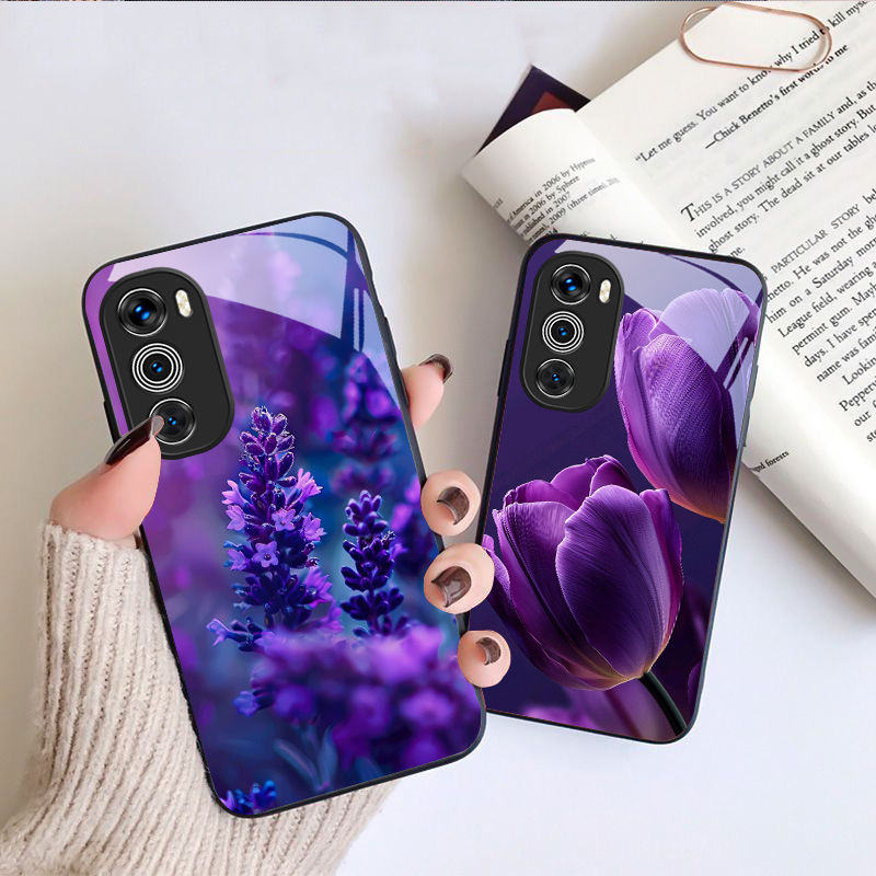 Pola Tulip Ungu untuk Motorola - Phone Cases Moto G ulasan dan harga
