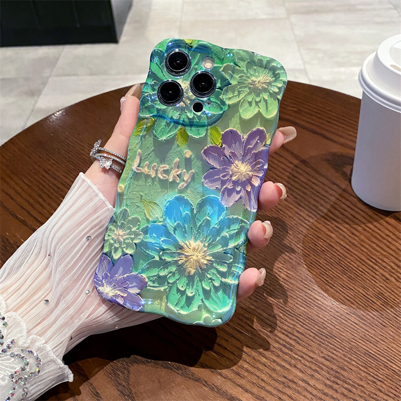 Casing HP Silikon Bergelombang - Phone Cases Blue ulasan dan harga
