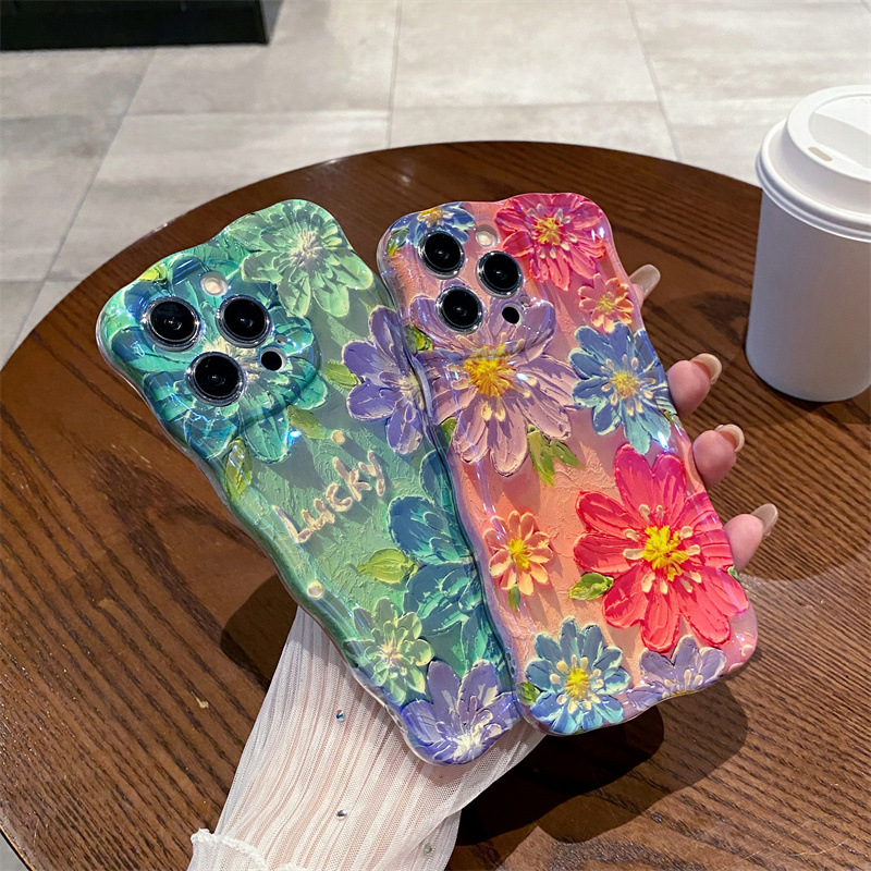 Casing HP Silikon Bergelombang - Phone Cases Blue ulasan dan harga