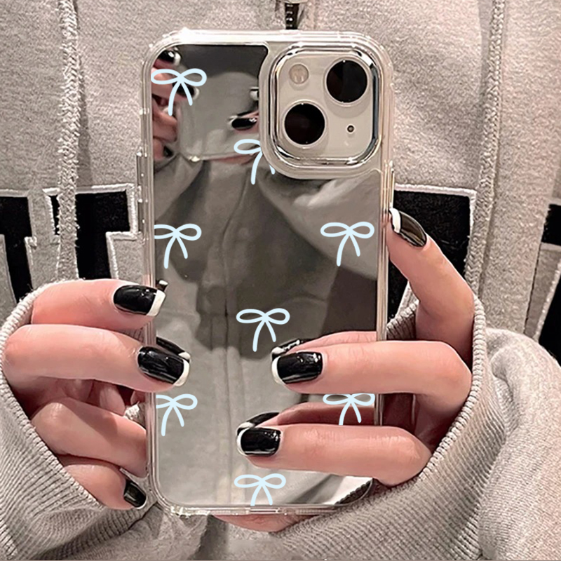 Casing Ponsel Cermin Biru Muda - Phone Cases Blue ulasan dan harga