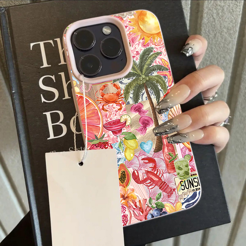 Casing HP Motif Kolase Pesta P - Phone Cases Beach ulasan dan harga