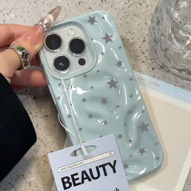 Casing Ponsel Tekstur Gelomban - Phone Cases Blue ulasan dan harga